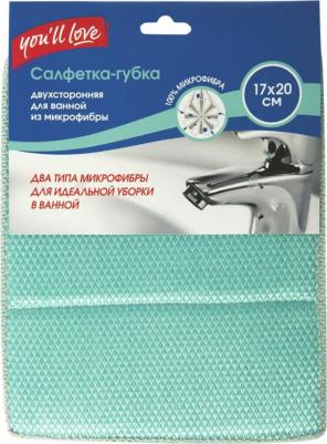 Двухсторонняя салфетка-губка для ванной 73839