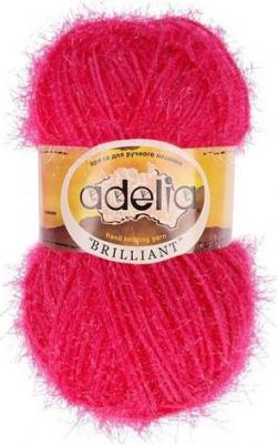 Набор пряжи Brilliant, 100% полиэстер, 10*50 г, 90+/-5 м, №32, бордовый – фото 2