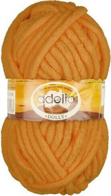 Пряжа "DOLLY" 100% полиэстер №07 св.зеленый - 5 мотков по 100 г