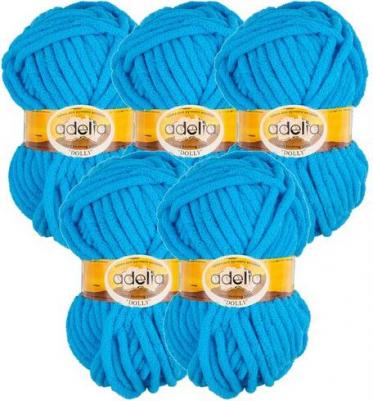 Пряжа Dolly №11 ярко-голубой