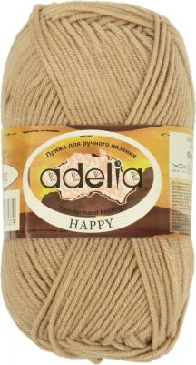 Пряжа HAPPY 10 шт. в упак. цвет какао HAPPY-07 128 м от – фото 1