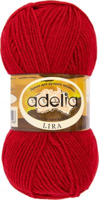 Пряжа "LIRA" 100% акрил 5 шт. х 50 г 200 м 5 м №14 красный – фото 1