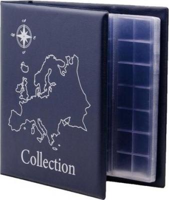 Альбом для монет "СТАНДАРТ-КАРТА" c 10 листами "скользящими". Формат "OPTIMA"