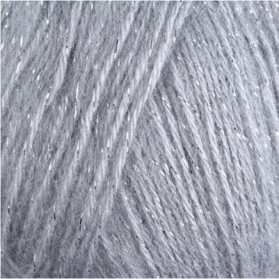 Пряжа Angora Gold Simli, 500 мх100 г, 21 серая – фото 3