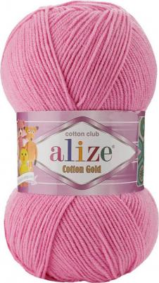 Пряжа Cotton Gold, 55 % хлопок, 45 % акрил, 100 г, 330 м, 1 шт., 264 лаватера – фото 1