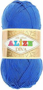 Пряжа Diva электрик (132), 100%микрофибра, 350м, 100г, 1шт – фото 1