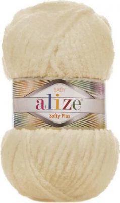 Пряжа Softy Plus 100% микрополиэстер 120м/100г (310 шампань) – фото 1