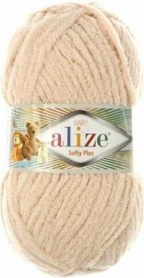 Пряжа Softy Plus 100% микрополиэстер 120м/100г (310 шампань) – фото 2