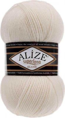 Пряжа "Superlana Klasik", 280 мх100 г, 62 молочная – фото 4