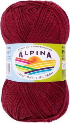 Пряжа "BABY SUPER SOFT" 50% хлопок, 50% бамбук 10 шт. х 50 г 150 м+/- 10 м №18 т.красный