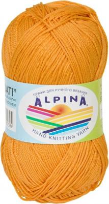 Пряжа Sati №338 желто-оранжевый – фото 2