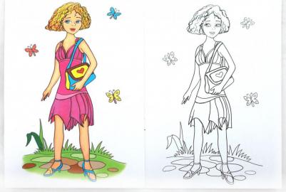 Раскраски Модницы – фото 1