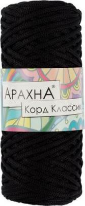 Пряжа Cord Classic 100% полиэфир 3 шт. х 200 г 100 м цв. №02 чёрный Cord C – фото 1