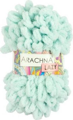 Пряжа плюшевая "LAZY" 5 шт. х 100 г 8.5 м 100% микрополиэстер №05 бл.бирюзовый – фото 1