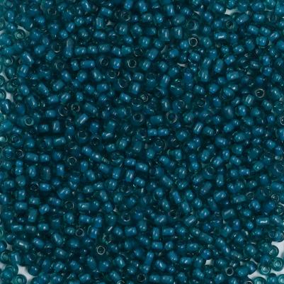Бисер "Астра" 11/0, 20 гр (121А бирюза/прозрачный, глянцевый) – фото 6