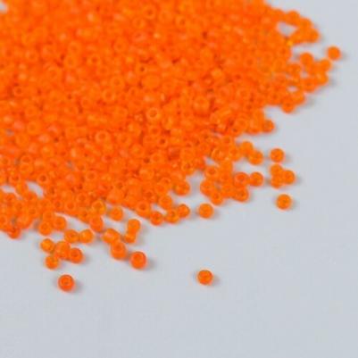 Бисер "Астра" 11/0, 20 гр (9В т. оранжевый/прозрачный)(10 шт.) – фото 7