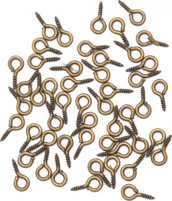 Штифты винтовые FIN2151 8*3,5 мм 50 шт латунь – фото 1