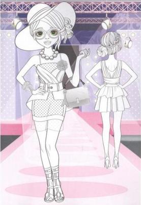 Раскраска Столицы моды Париж – фото 2