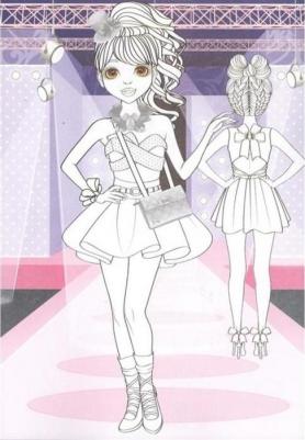 Раскраска Столицы моды Париж – фото 3