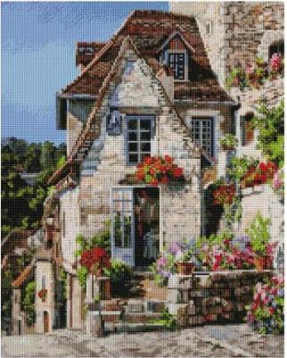 Мозаика на подрамнике Франция, Ракамадур 40*50 см – фото 1