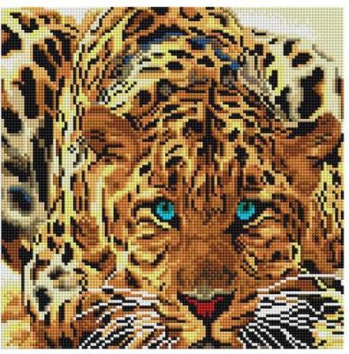 Мозаики Леопард алмазная на раме 30x30 см 088-ST-S – фото 1