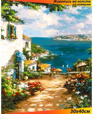Живопись на холсте Улочка к морю – фото 6