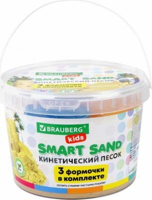 Песок для лепки кинетический KIDS, песочный, 1500 г, 3 формочки, ведерко, 665096 – фото 10