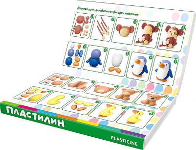 Пластилин классический, 44 цвета, 660 г, стек – фото 1