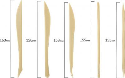 Стеки для лепки и моделирования пластиковые НАБОР 9 штук, CLASSIC, КОД_1С, 271169 – фото 3