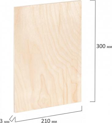 Заготовки для творчества, деревянные, без рисунков, 5 штук, 21 х 30 см – фото 12