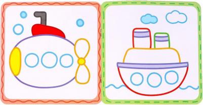 Многоразовая раскраска Транспорт – фото 1