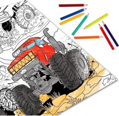 Раскраска гигант "Монстр-ралли" – фото 2