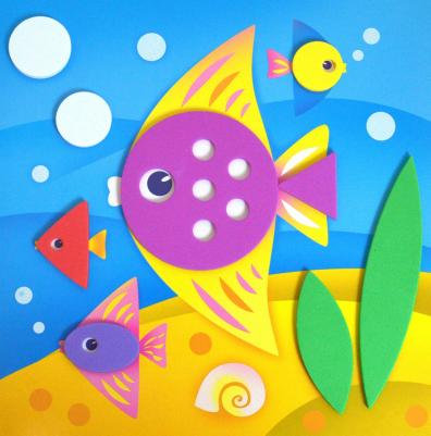 Мягкая картинка (аппликация) "Моя первая аппликация" – фото 2