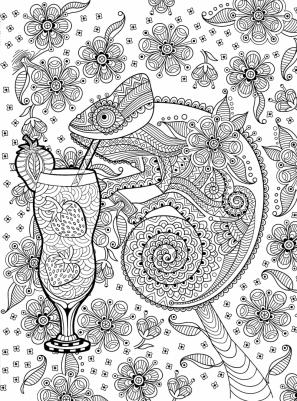 Drinking animals. Раскраска-антистресс – фото 2