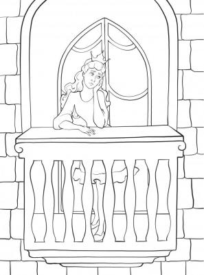 Раскраска по мотивам любимой сказки – фото 13