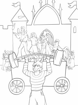 Раскраска по мотивам любимой сказки – фото 17