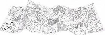 Достопримечательности. Книжка-раскраска – фото 3