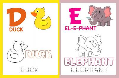 Книга Азбука-Раскраска: Английские Буквы и Слова – фото 5