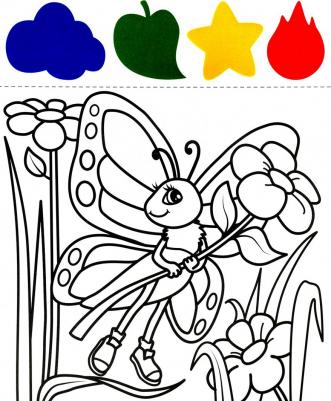 Раскраска с красками и волшебным контуром ДЛЯ ДЕВОЧЕК (52711) – фото 2