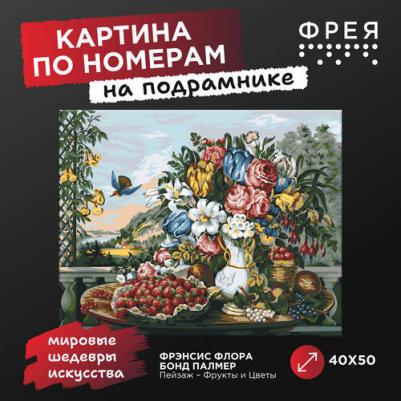 Картина Фрэнсис Флора Бонд Палмер, Пейзаж – фрукты и цветы MET-PNB/PL-007 – фото 1