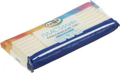 Пластилин 250 г, Классический, белый – фото 5