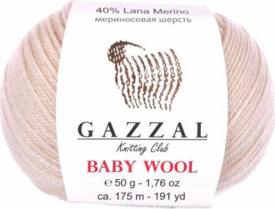 Пряжа Baby Wool синий, 40%шерсть мериноса/20%кашемирПА/40%акрил, 175м, 50г, 3шт – фото 1