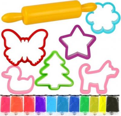 Набор для лепки из пластилина тесто 12 цветов TA1068V – фото 2