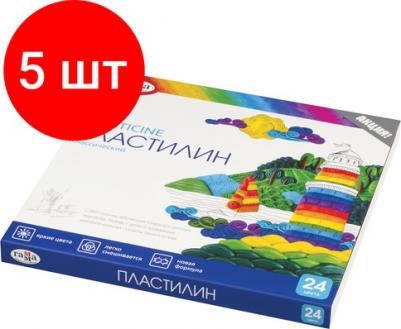 Пластилин 24 цвета 480 г, Гамма Классический, со стеком Гамма 3907386 – фото 11