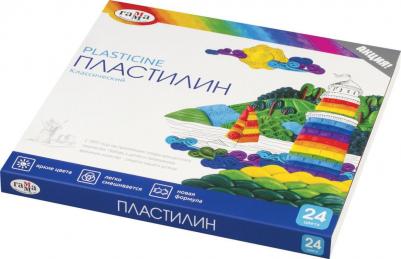 Пластилин 24 цвета 480 г, Гамма Классический, со стеком Гамма 3907386 – фото 20