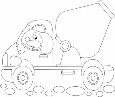 Транспорт. Раскраски для малышей – фото 2