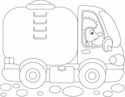 Транспорт. Раскраски для малышей – фото 3