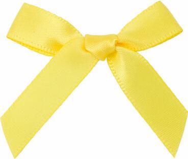 Бантики пришивные, цвет: желтый, 8 штук 7722060 – фото 1