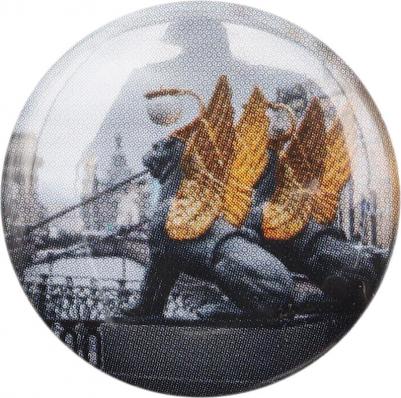 ИГ-2310 Магнитная игольница Крылатые львы Банковского моста 25*3мм