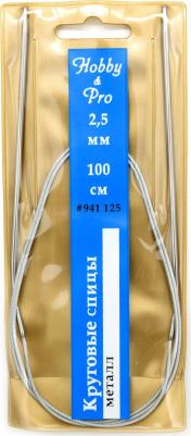 Спицы круговые металл 100см, 2,5мм 941125 – фото 1